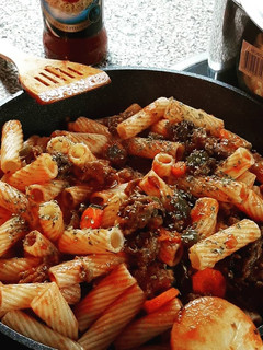 Una foto de Tortiglioni a la Bolognesa
