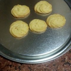 Butter cookies A picture of Butter cookies.