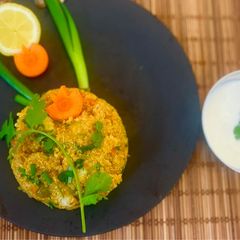 A picture of Quinoa Veg Upma❤️.