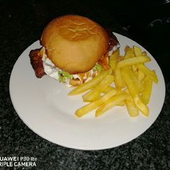 A picture of Rib burger.