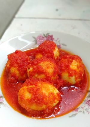 Foto resep Telur Balado Simpel