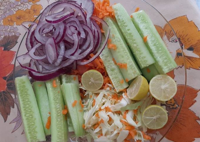 Easiest Way to Prepare Homemade Summer Salad❤😍