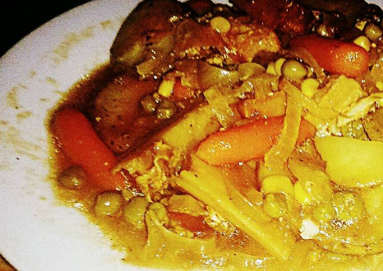 Recipe of Homemade Tex&#39;s Rustic Pork &amp; Root Vegetable Casserole 🐷