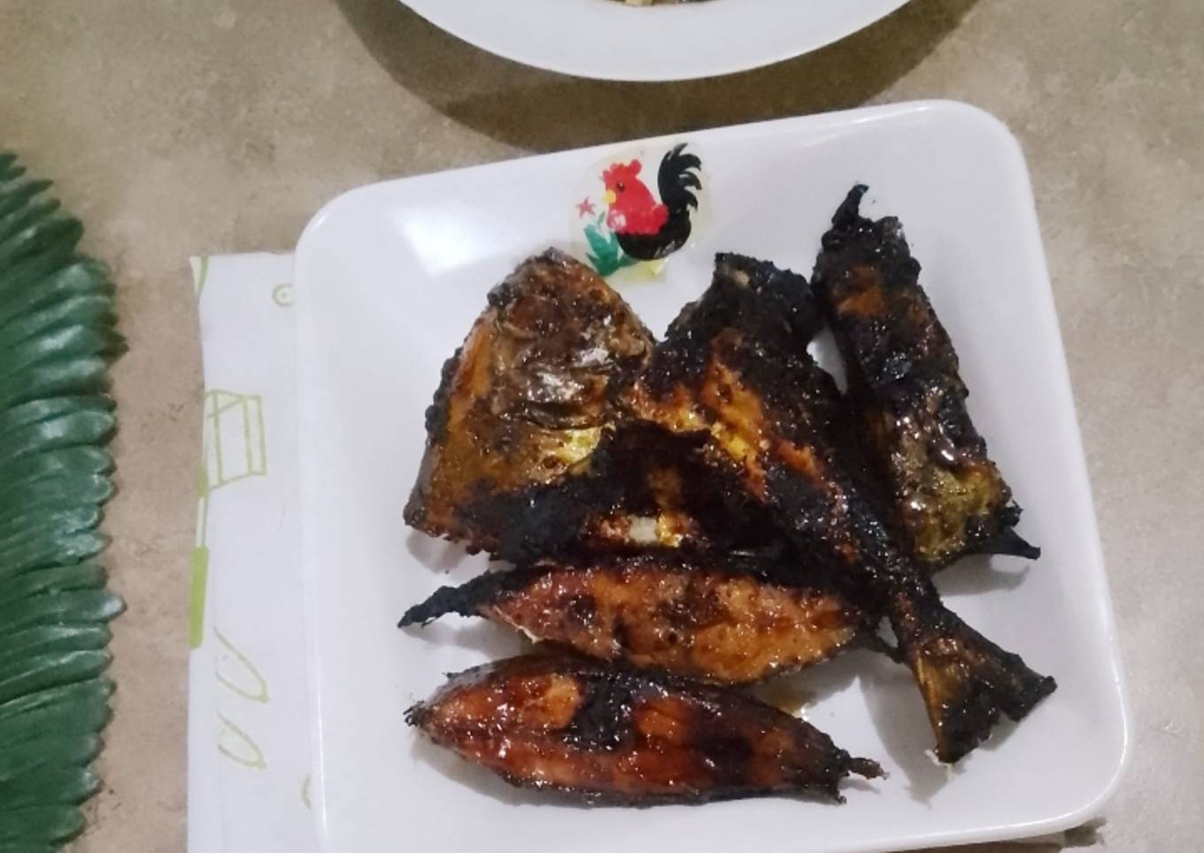 Ikan gerong bakar ketumbar