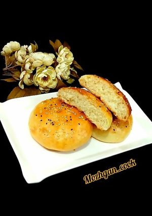 عکسی از دستور نان شیرمال 😋😍