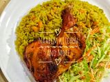Fried rice da kaza & salad