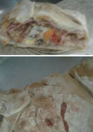 Una foto de Pizza rellena 👌