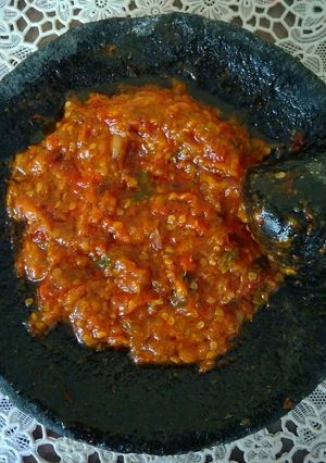 Foto resep Sambel terasi pedas nikamat
