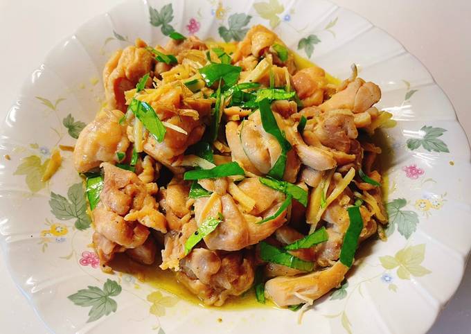 Cách Làm Món Thịt gà rang gừng của Ngọc Anh - Cookpad