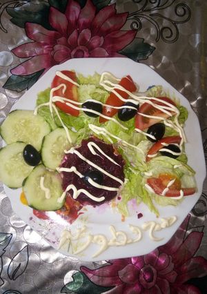 صورة لوصفة سلاطة خفيفة