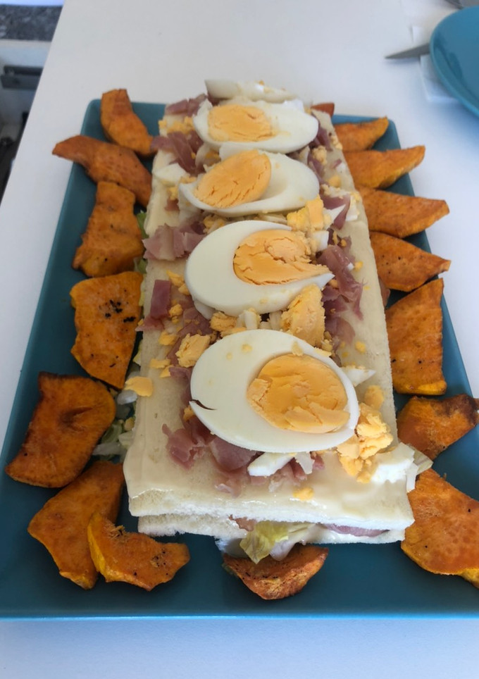 Una foto de Pastel de verano 🏖 & Boniato 🍠