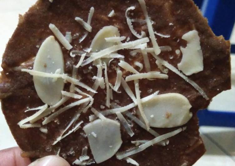 Cara Membuat Almond Choco Cheese Crispy Yang Gurih