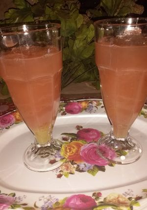 A picture of Watermelon and orange juice.