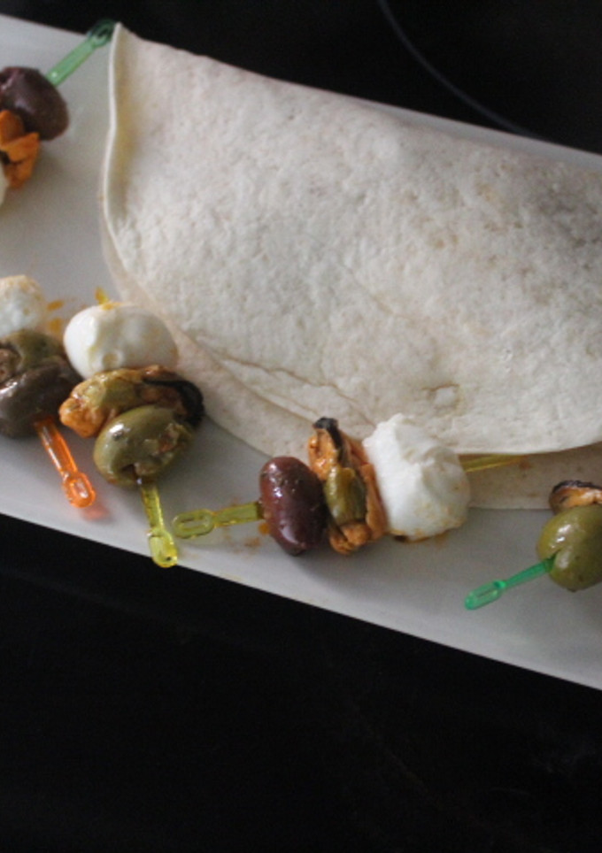 Una foto de Tortillas de trigo rellenas