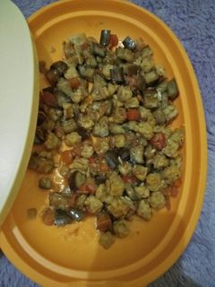 Foto resep Oseng tempe-terong ungu