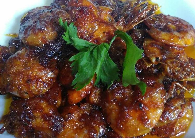 Cara Gampang Membuat Udang goreng mentega saus tomat kecap 😅, Bikin Ngiler