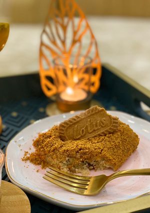 صورة لوصفة بسبوسة لوتس 🤤