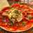 Carpaccio de tomate con burrata