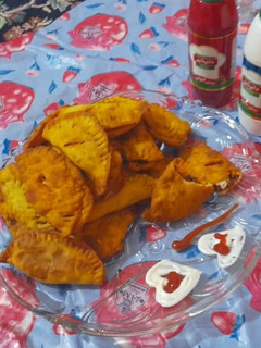 عکسی از دستور پیراشکی گوشت وقارچ