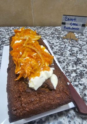 Una foto de Carrot cake saludable