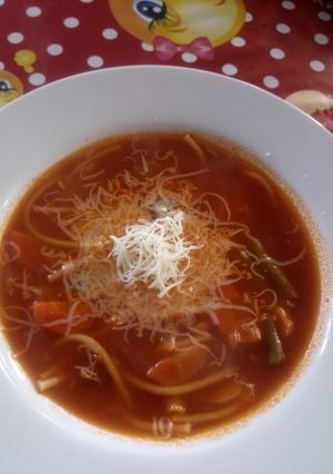 Minestrone leves recept fotója