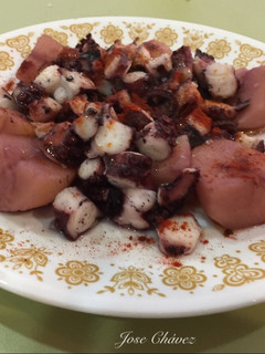 Una foto de Pulpo a la gallega