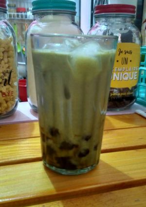 Foto resep Green tea topping boba brown sugar