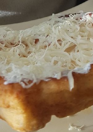 Kovászos lángos recept fotója