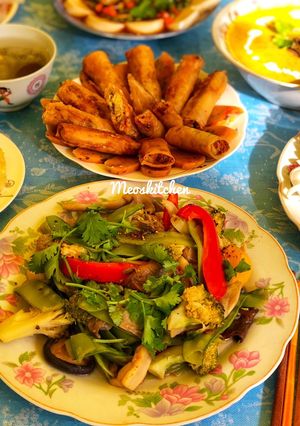 Hình của món Thập Cẩm Xào Chay.