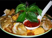 A picture of mushroom dumplings