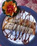 Panqueques con dulce de leche 🤤
