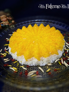 عکسی از دستور برنج قالبی