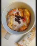 Μηλόπιτα στη κούπα με κανέλα, κάρδαμο και σταφίδες ✨ apple pie in a mug ✨