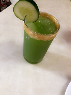 A picture of Cucumber n lime drink.