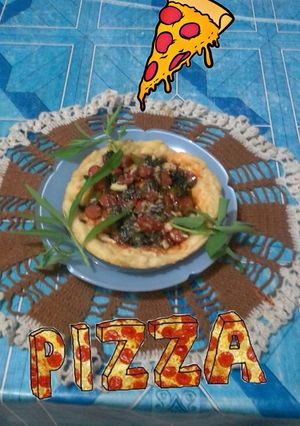Foto resep Pizza Teflon pake baking powder