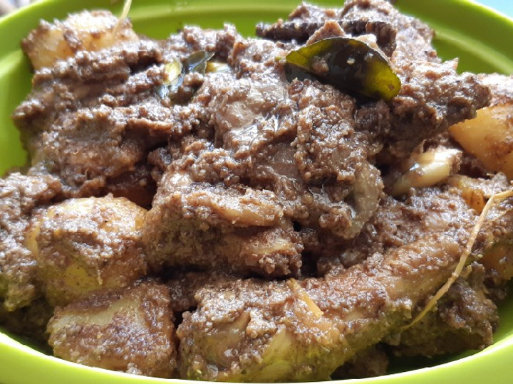 Anti Ribet, Bikin Rendang ayam kampung Bahan Sederhana