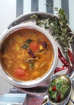 A picture of Sambhar.