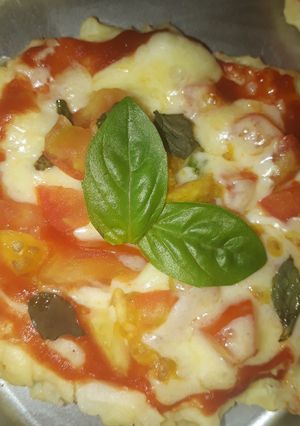 Una foto de Pizza Margherita #SinHarina