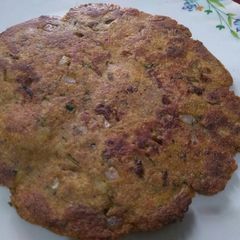 A picture of Bajra and Ragi flour parantha.