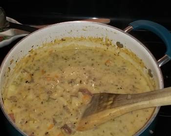 How To Serving Recipe Cheeseburger soup Home Style