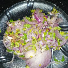 A picture of Turkish Onion Salad.