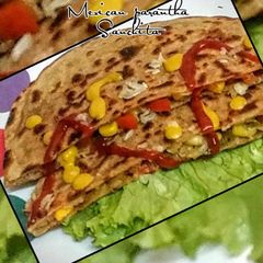 A picture of Mexican Parantha.