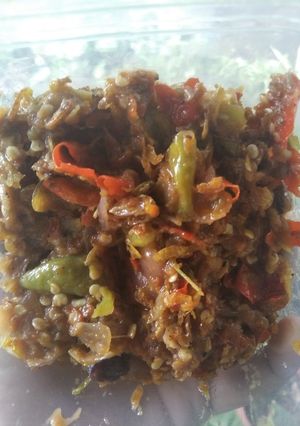 Foto resep Sambel udang rebon
