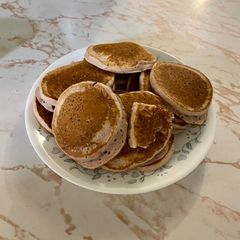 A picture of Strawberry Flavored Pancakes.
