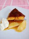 Flan de peras