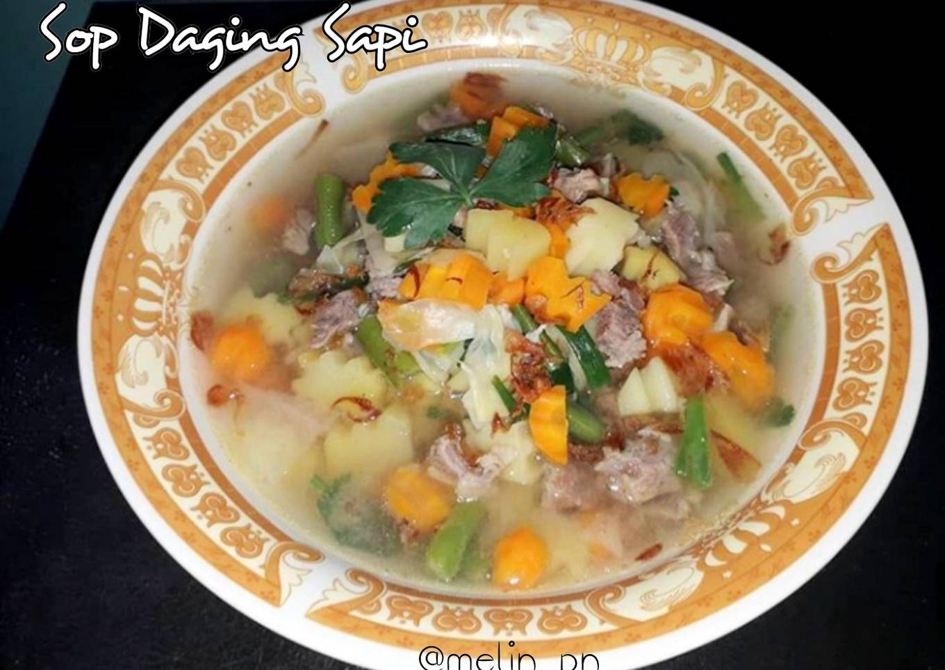 Sop Daging Sapi enak e pol👍😍