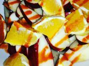 Una foto de snack de manzana