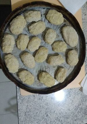 Una foto de Croquetas de pollo rellenas
