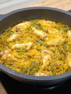 Una foto de Sartén de arroz con pollo