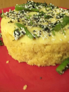 A picture of Chana Dal Dhokla.